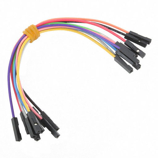 MIKROE-511 by MikroElektronika - JUMPER WIRE F/F 5.91"" 10PCS