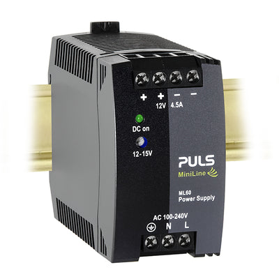 ML60.122 by PULS, LP - AC/DC DIN RAIL SUPPLY 12V 50W