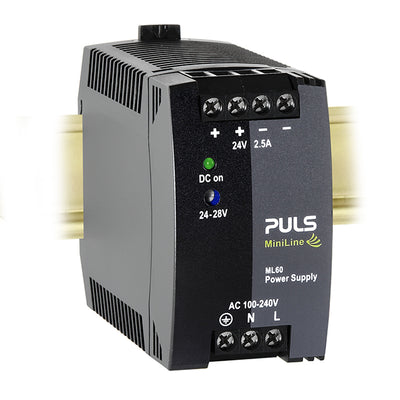 ML60.241 by PULS, LP - AC/DC DIN RAIL SUPPLY 24V 60W
