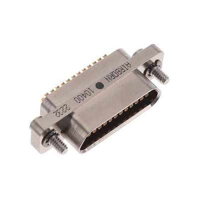 MM-222-025-213-4100 by AirBorn, Inc. - D-SUB, RCPTL, .050"", 2ROW, 25POS