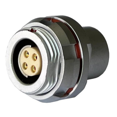 MMI-M1RS104P-IP68 by Adam Tech - CONNECTOR RECPT FMALE 4POS GOLD SLDR