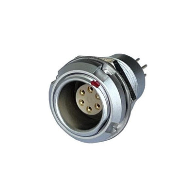 MMI-M1RSG06P by Adam Tech - CONNECTOR RECPT FMALE 6POS GOLD SLDR