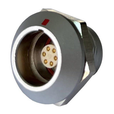 MMI-M1RSG06S-IP67 by Adam Tech - CONNECTOR RECPT FMALE 6P GOLD SLDR CUP