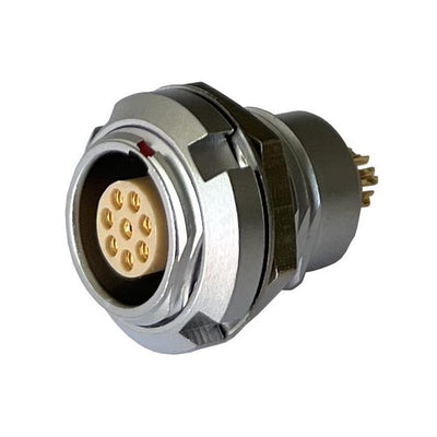 MMI-M1RSG08S by Adam Tech - CONNECTOR RECPT FMALE 8P GOLD SLDR CUP