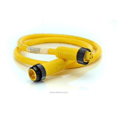 MN37A4AC01M150 by Amphenol Sine Systems Corp - CABLE 3POS MALE TO FMALE 49.2