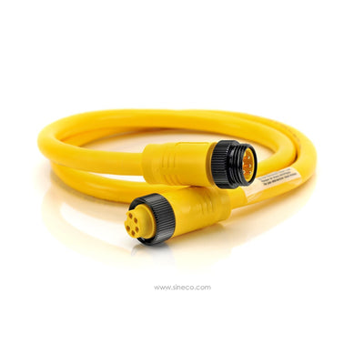 MN57A4AC01M150 by Amphenol Sine Systems Corp - CABLE 5POS MALE TO FMALE 49.2