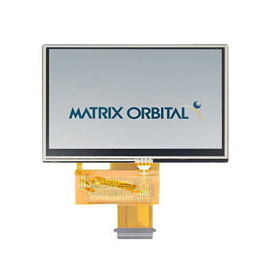 MOP-TFT480272-43A-BLM-TPR by Matrix Orbital - LCD DISPLAY TFT 4.3"" 480X272