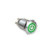 MPI005OTELSGN12 by Bulgin - SWITCH PB SPCO ILLUM GRN SS