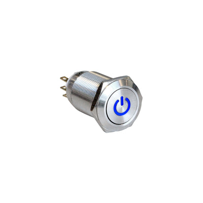 MPI005PTELSBL12 by Bulgin - SWITCH PB SPCO ILLUM BLU SS