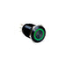 MPI005R28LAGN12 by Bulgin - SWITCH PB SPCO ILLUM GRN ALUM