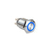 MPI005R28LSBL12 by Bulgin - SWITCH PB SPCO ILLUM BLU SS