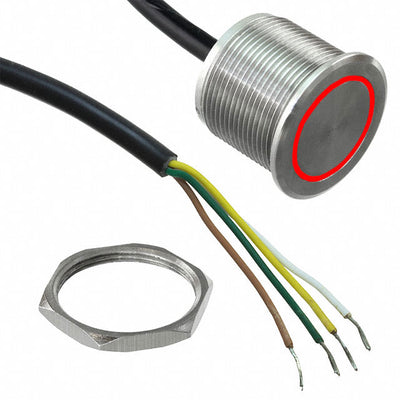 MPZI022/F/RD/24 by Bulgin - PUSH SWITCH BUTTON SPST-NO 1A 24V
