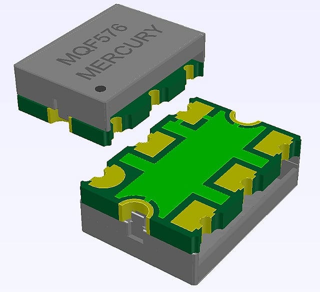 MQF576P25-312.500-1.0/-40+85 by Mercury United Electronics, Inc. - XTAL OSC TCXO 312.5000MHZ LVPECL
