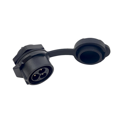 MRD-BJ03-L13-000 by Amphenol ICC (Commercial Products) - CONNECTOR RECPT MALE 3P GOLD SLDR CUP