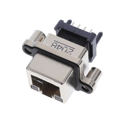 MRJ5484MF by Amphenol ICC (Commercial Products) - CONNECTOR MOD JACK 8P8C VERT UNSHLD
