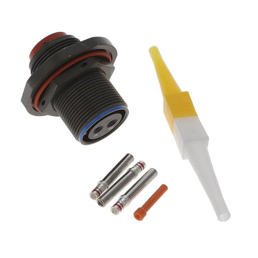 MS3454W16-11S by Amphenol Aerospace Operations - CONNECTOR RECPT FMALE 2POS GOLD CRIMP