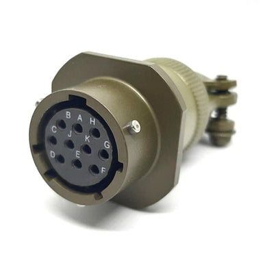 MSW01A12-10S by Milspecwest, LLC - CABLE MOUNT RECEPTACLE