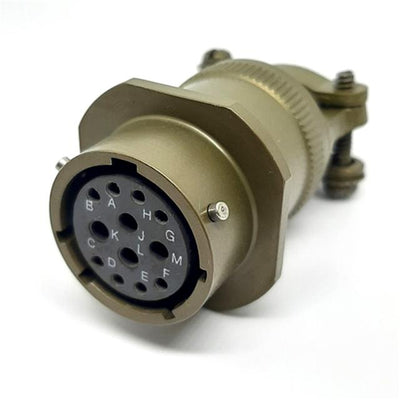 MSW01A14-12S-SR by Milspecwest, LLC - CABLE MOUNT RECEPTACLE, WITH STR
