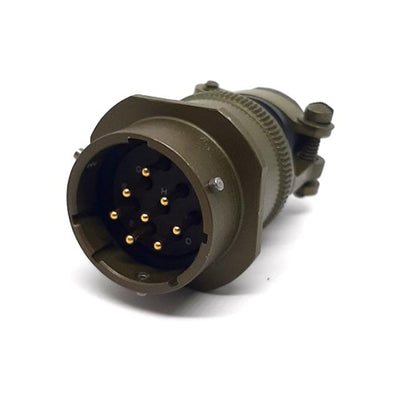 MSW01A16-8P-SR by Milspecwest, LLC - CABLE MOUNT RECEPTACLE, WITH STR