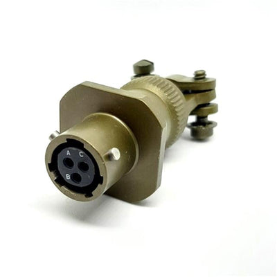 MSW01A8-3S by Milspecwest, LLC - CABLE MOUNT RECEPTACLE