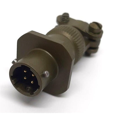 MSW01A8-4P-SR by Milspecwest, LLC - CABLE MOUNT RECEPTACLE, WITH STR