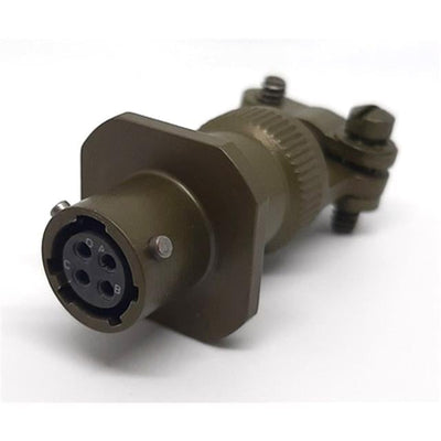 MSW01A8-4S by Milspecwest, LLC - CABLE MOUNT RECEPTACLE