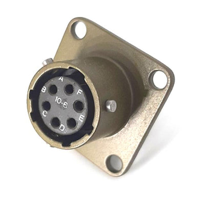 MSW02E10-6S by Milspecwest, LLC - BOX MOUNT RECEPTACLE, ENVIRONMEN