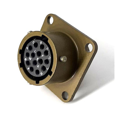 MSW02E12-14S by Milspecwest, LLC - BOX MOUNT RECEPTACLE, ENVIRONMEN