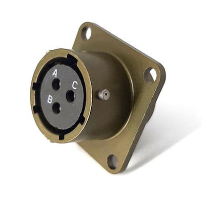 MSW02E12-3S by Milspecwest, LLC - BOX MOUNT RECEPTACLE, ENVIRONMEN