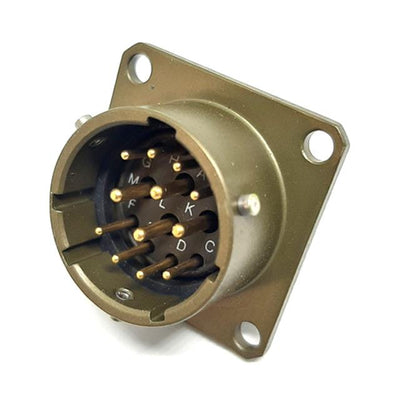 MSW02E14-12P by Milspecwest, LLC - BOX MOUNT RECEPTACLE, ENVIRONMEN