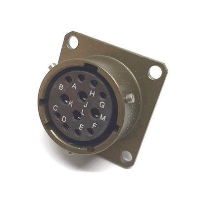 MSW02E14-12S by Milspecwest, LLC - BOX MOUNT RECEPTACLE, ENVIRONMEN