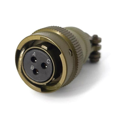 MSW06A12-3S-SR by Milspecwest, LLC - CABLE PLUG, WITH STRAIN RELIEF C