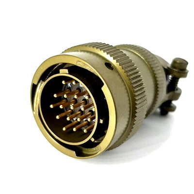 MSW06A14-18P-SR by Milspecwest, LLC - CABLE PLUG, WITH STRAIN RELIEF C