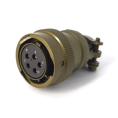 MSW06A14-5S-SR by Milspecwest, LLC - CABLE PLUG, WITH STRAIN RELIEF C