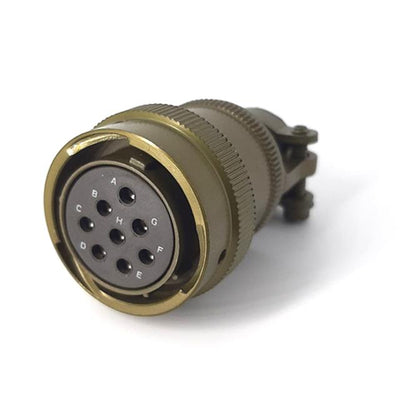 MSW06A16-8S-SR by Milspecwest, LLC - CABLE PLUG, WITH STRAIN RELIEF C