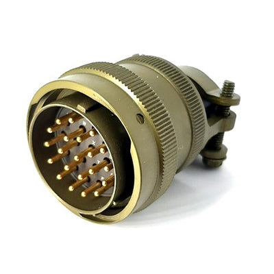 MSW06A22-21P-SR by Milspecwest, LLC - CABLE PLUG, WITH STRAIN RELIEF C