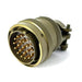 MSW06A22-21P-SR by Milspecwest, LLC - CABLE PLUG, WITH STRAIN RELIEF C