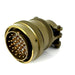 MSW06A22-32P-SR by Milspecwest, LLC - CABLE PLUG, WITH STRAIN RELIEF C