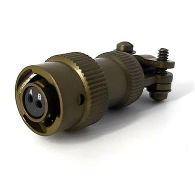 MSW06A8-2S-SR by Milspecwest, LLC - CABLE PLUG, WITH STRAIN RELIEF C