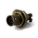 MSW07A10-6P-SR by Milspecwest, LLC - JAM NUT RECEPTACLE, WITH STRAIN