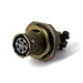 MSW07E10-6S-SR by Milspecwest, LLC - JAM NUT RECEPTACLE, WITH STRAIN