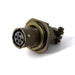MSW07A10-98S-SR by Milspecwest, LLC - JAM NUT RECEPTACLE, WITH STRAIN