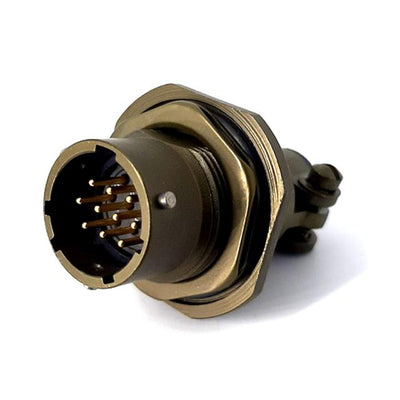MSW07A12-10P-SR by Milspecwest, LLC - JAM NUT RECEPTACLE, WITH STRAIN