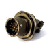 MSW07A12-10P-SR by Milspecwest, LLC - JAM NUT RECEPTACLE, WITH STRAIN