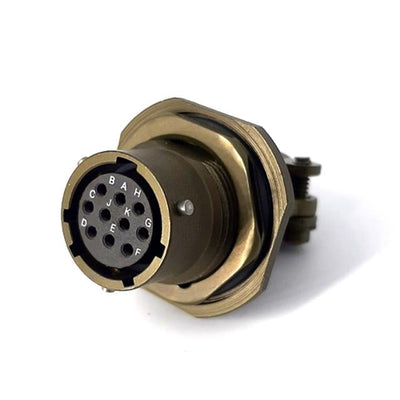 MSW07E12-10S by Milspecwest, LLC - JAM NUT RECEPTACLE, ENVIRONMENTA