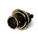 MSW07A12-14P-SR by Milspecwest, LLC - JAM NUT RECEPTACLE, WITH STRAIN
