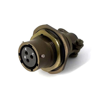 MSW07E12-3S by Milspecwest, LLC - JAM NUT RECEPTACLE, ENVIRONMENTA