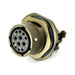 MSW07A14-12S-SR by Milspecwest, LLC - JAM NUT RECEPTACLE, WITH STRAIN