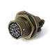 MSW07A14-15S-SR by Milspecwest, LLC - JAM NUT RECEPTACLE, WITH STRAIN