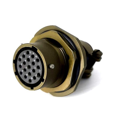 MSW07E14-19S-SR by Milspecwest, LLC - JAM NUT RECEPTACLE, WITH STRAIN